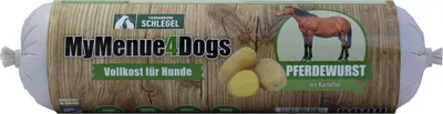 Produktbild von MyMenue4Dogs Hundefutter Pferdewurst - 800 g