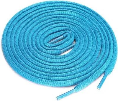 Immagine prodotto di Lacci ovali sportivi per scarpe da ginnastica, rosa/blu, 160 cm, set da 2