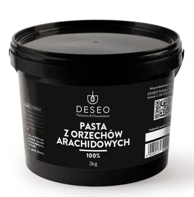 Zdjęcie produktu dla Pasta z orzechów arachidowych 100% 3kg DESEO