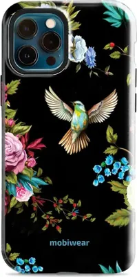 Produktbild von Handyhülle für iPhone 12 Pro, Mobiwear Elite Pro, Nachtkolibri