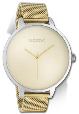Imagen del producto de Oozoo Damenuhr: Reloj de pulsera para mujer, con correa de metal dorado, movimiento de cuarzo y esfera analógica. Modelo: D3UOC10863