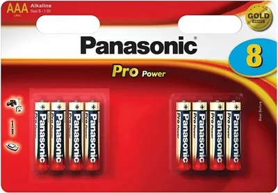 Produktbild von Panasonic Pro Power AAA 4+4 Alkali 1.5V Nicht wiederaufladbare Batterie (136005)