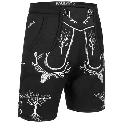 Obrázek produktu pro PAULGOS Pánské kalhoty Trachten - Design Trachten Lederhose - JOK6 - k dispozici ve 3 barvách - velikosti S - 5XL