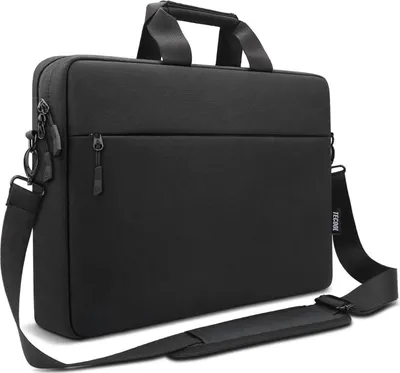 Zdjęcie produktu dla TECOOL Torba na laptopa 17,3 cala Torba na ramię na laptopa 17-17,3 cala Wodoodporna, wstrząsoodporna, czarna