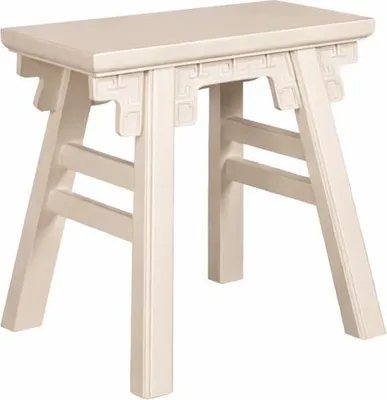 Image de Fine Asianliving Tabouret chinois Chaises en bois massif Fait main style asiatique oriental Meubles japonais Salon Chambre à coucher 50 x 47 x 23cm
