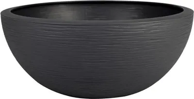 Image de Pot Vasque EDA Graphit Up, Ø 40 cm, 14,9 L, Intérieur Extérieur, Gris Anthracite