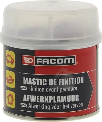 Produktbild von Polyester Spachtelmasse, 250g, Feinspachtel, Grau, Für Metall, Holz, Laminat, PVC, Vibrationsbeständig