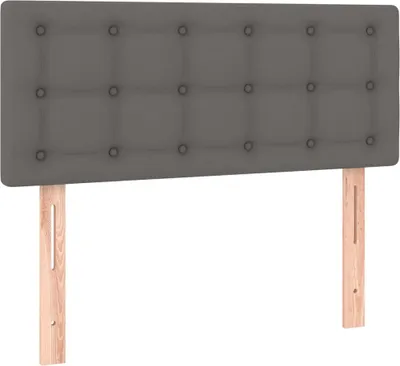 Produktbild von Kopfteil Grau 100x5x78/88 cm Kunstleder