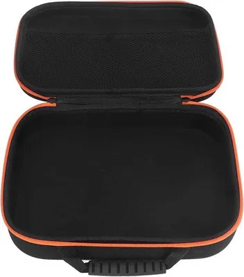 Imagen del producto de Organizador multifuncional para herramientas de perforación y atornillado, con 12 compartimentos y 6 estantes para herramientas y accesorios.
