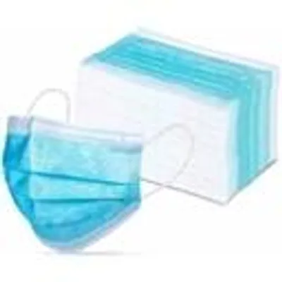Produktbild von Mercator Medical Medizinische Masken 3-lagig Blau 50 Stück