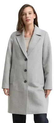 Produktbild von Tom Tailor Damen Wollmantel mit Eingriffstaschen