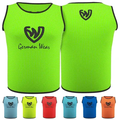 Produktbild von Leibchen Trainingsleibchen Markierungshemd Kinder Erwachsene, Farbe:Grün, Bibs:Junior (M)