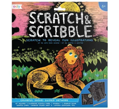 Zdjęcie produktu dla Zdrapywanki Scratch & Scribble Safari