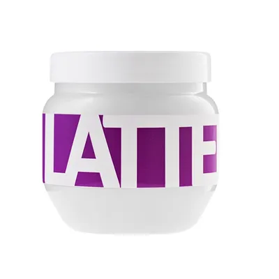 Zdjęcie produktu dla Kallos Latte Hair Mask 800ml, 800 ml, Kobiety, Włosy zniszczone, Odżywiający, Świecący, Zmiękczający, Białko mleka, Słoiczek