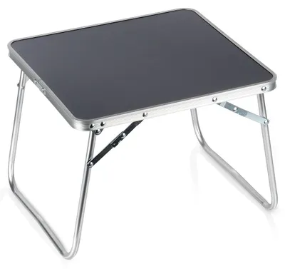 Produktbild von Vilde | Campingtisch Klappbar - 40x40x30 cm - Graphit - Reisetisch Aluminium
