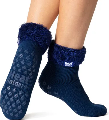 Produktbild von Damen Original Headington Loungesocken mit umgeschlagenem Flauschrand