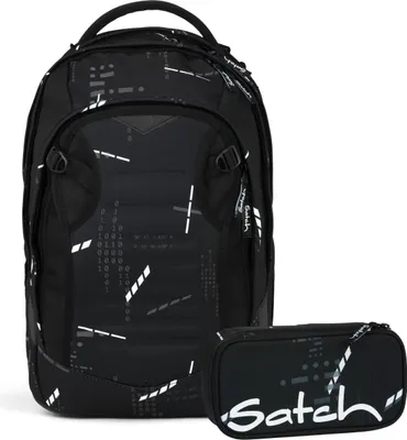 Produktbild von Satch, Schulrucksack-Set MATCH PLUS Ninja Matrix 2-tlg., ab. 5. Klasse
