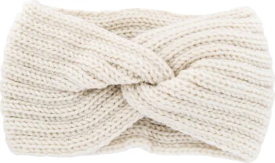 Produktbild von axy Damen Strick Stirnband mit Twist Knoten, Winter Haarband, Headband gestrickt Haarband