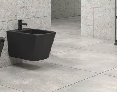 Produktbild von kopie von Bidet suspendu BOFY en porcelaine 48,5x34,5x33 cm KARAG Farbe: Schwarz,