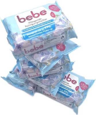 Produktbild von bebe Pflegende Reinigungstücher gründlich reinigende Abschminktücher Face