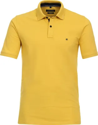 Produktbild von CASAMODA Herren Poloshirt Kurzarm Regular Stretch Piqué Gelb XL
