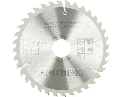 Obrázek produktu pro Pilový kotouč Hikoki 165x30mm 36 Z karbid 752413 pro ruční kotoučovou pilu C18DSL