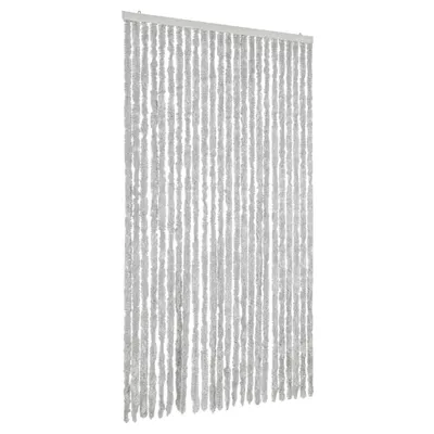 Produktbild von vidaXL Fliegenvorhang Grau 100x200 cm Chenille