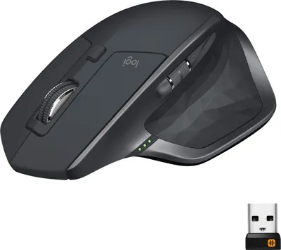 Produktbild von Logitech MX Master 2S Wireless Mouse, rechts, Laser, RF Wireless + Bluetooth, 1000 DPI, Graphit