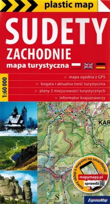 Image de Sudety Zachodnie carte touristique foliotée 1:60 000