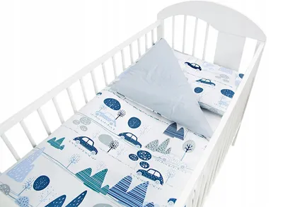 Immagine prodotto di Set Biancheria da Letto per Lettino 90 × 120 cm + Federa 40 × 60 cm – 100% Cotone per Neonato e Bambino