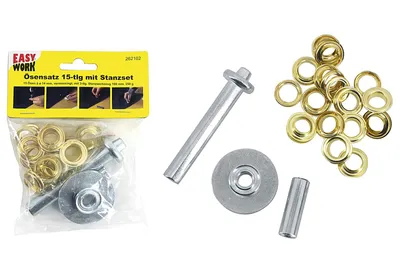 Obrázok produktu pre EASY WORK Sada 15 ks očiek EW s náradím 262102
