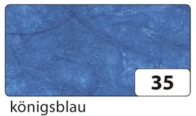 Produktbild von folia® Strohseide, 47 × 64 cm, 25 g/m², königsblau