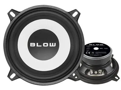 Produktbild von BLOW 0895# WK-525 5.25 1 (coil)" Auto Subwoofer Rund 2-Wege 91dB 130W 4Ohm