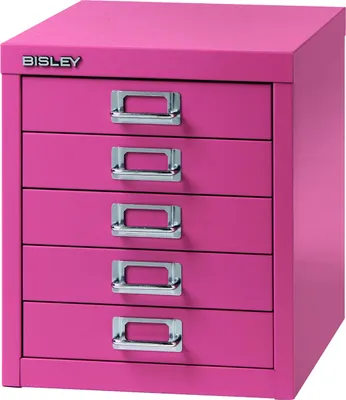 Produktbild von Bisley MultiDrawer Schubladenschrank - Farbe: Pink