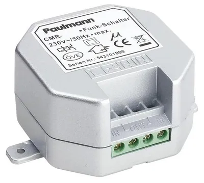 Productafbeelding van Paulmann Profi Inbouwdimmer met radiofrequentie, 60-300W, 230V, chroom, mat