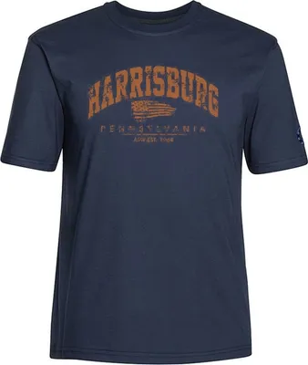 Produktbild von Übergrößen T-Shirt Harrisburg Orange AHORN SPORTSWEAR dark blue 9XL