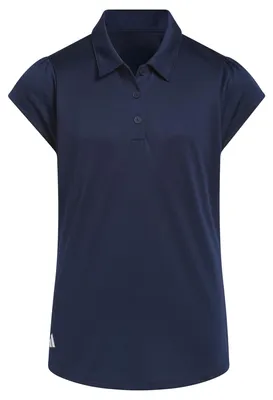 Zdjęcie produktu dla Koszulka polo z krótkim rękawem dla dziewcząt marki adidas, kolekcja Performance, kolor: granatowy (Collegiate Navy), rozmiar: 13-14