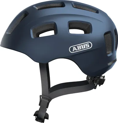 Produktbild von ABUS Fahrradhelm Youn-I 2.0 - mit Licht für Kinder, Jugendliche und junge Erwachsene - für Mädels und Jungs - Blau, Größe M (52-57 cm)
