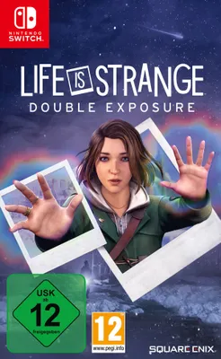 The cover art for the video game Life is Strange: Double Exposure, featuring a young woman reaching out with her hands.