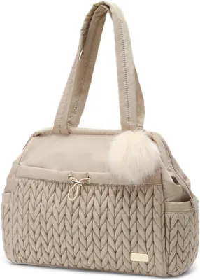 Produktbild von Wickeltasche beige, Schultergurt, Kinderwagenclips, für Babysachen