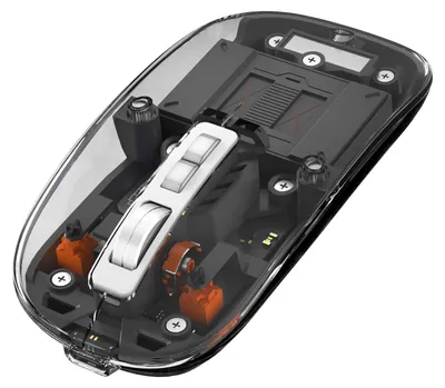 Image de Xtrememac, souris sans fil multi-connexion pour Mac/Windows avec 2400 DPI, transparente