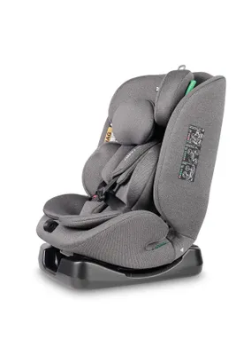Produktbild von CARETERO Kindersitz Auto Ohne Isofix für Kinder 40 - 150 cm - Mundi Grau