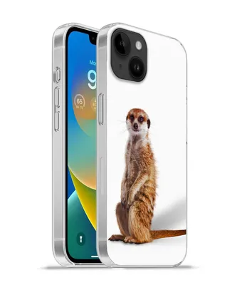 Produktbild von MuchoWow® Handyhülle Schutzhülle Hülle für Apple iPhone 14 Plus - Soft case Erdmännchen - Tiere - Fell Silikon Softcase Handy Hülle - Abbildung