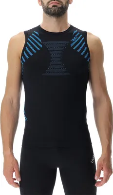 Produktbild von UYN Running Ultra1 ärmelloses Laufshirt Herren black/atlantic/atlantic M