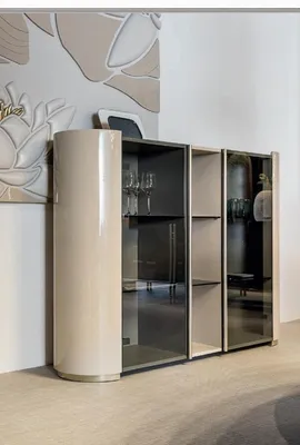Produktbild von Vitrine Esszimmer Glasanrichte Designs Bizzotto Möbel Wohnzimmer Sideboard Neu