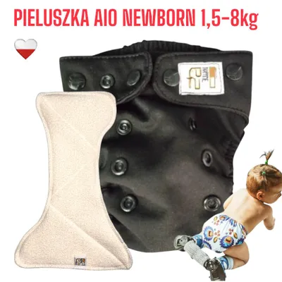 Obrázek produktu pro Univerzální plenky pro novorozence, materiál , barva černá