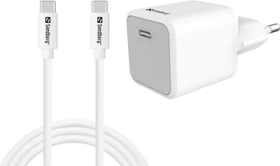 Produktbild von SANDBERG USB-C 20W Charger+USB-C>C 1M