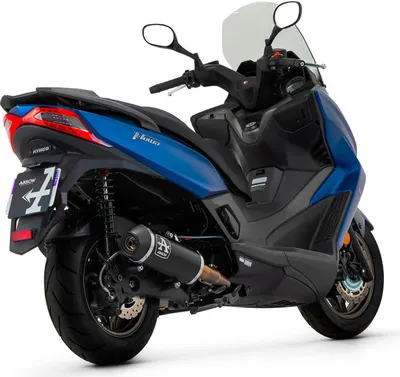 Produktbild von ARROW Auspuff DARK URBAN für Kymco X-Town 125 ab Modelljahr 2021-, Edelstahl-Endkappe
