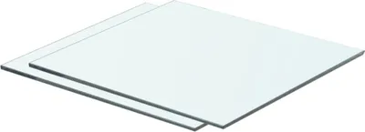 Produktbild von Regalböden 2 Stk. Glas Transparent 40x30 cm