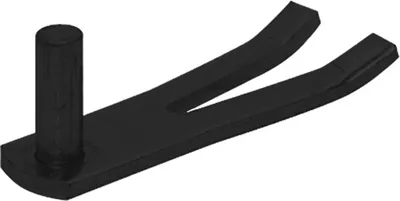 Image de Gond à sceller noir Ø16x45 mm - par pièce
